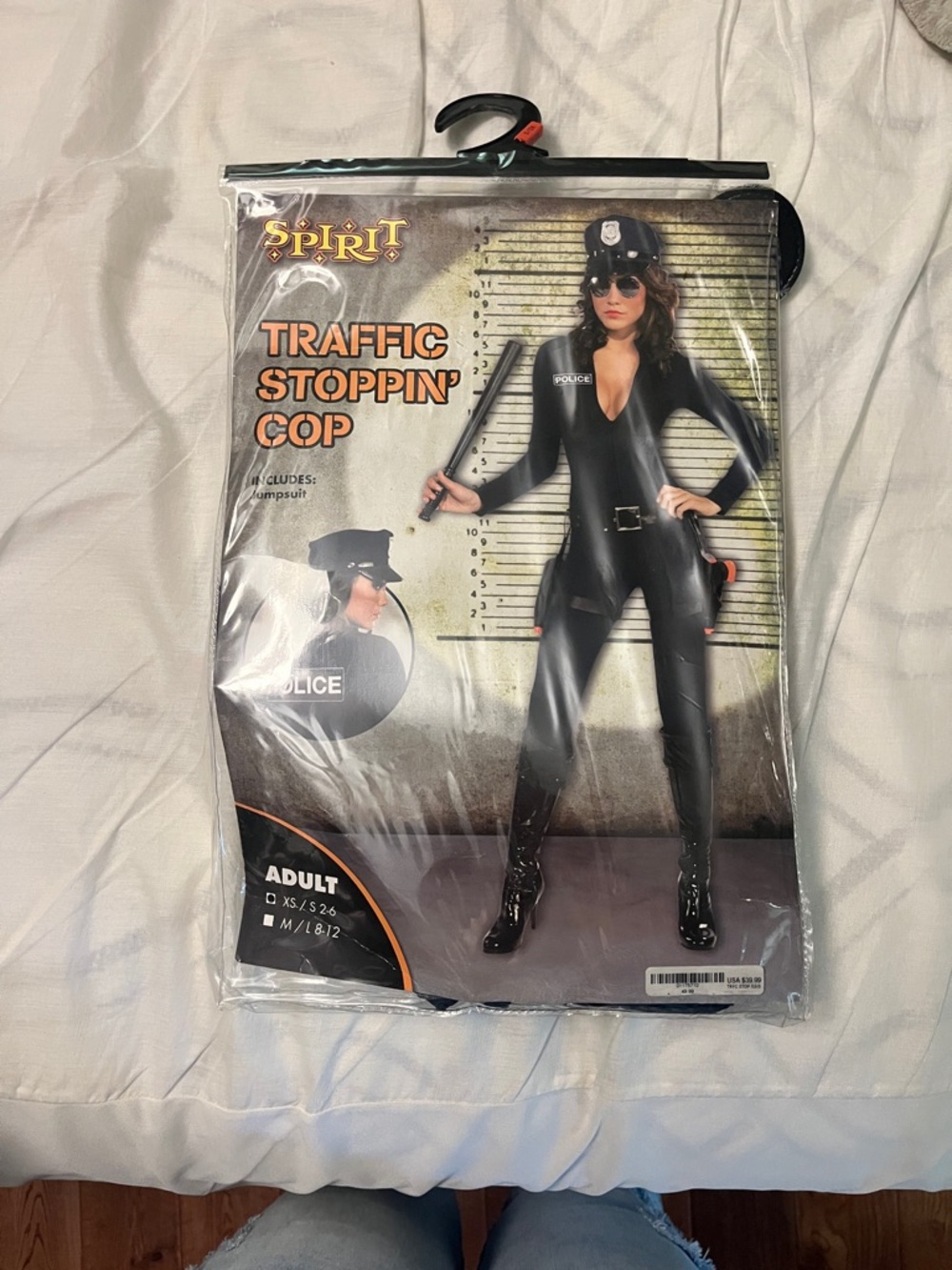 Spirit Traffic Stoppin' Cop Costume - Black